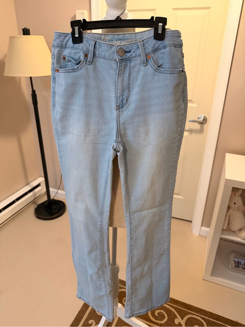 No Boundaries Light Blue Straight Leg Jeans